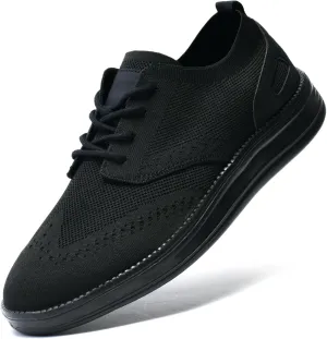 Men's Breeze Casual Sneakers Oxfords Lace-Up Lightweight Walking Shoes