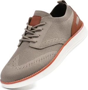 Men's Breeze Casual Sneakers Oxfords Lace-Up Lightweight Walking Shoes