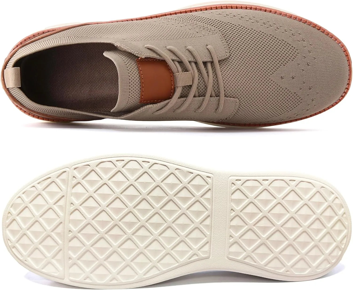 Men's Breeze Casual Sneakers Oxfords Lace-Up Lightweight Walking Shoes