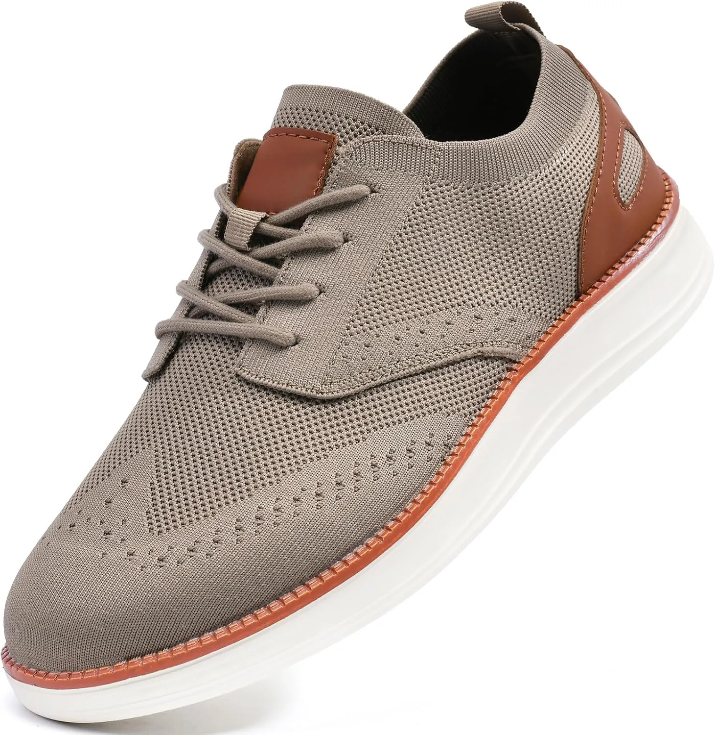 Men's Breeze Casual Sneakers Oxfords Lace-Up Lightweight Walking Shoes