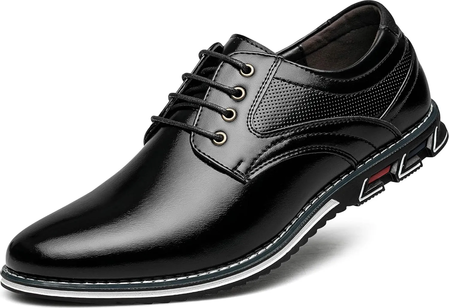 Men's Casual Dress Shoes Comfortable Fashion Dress Sneakers Men Office Classic Mens Oxfords Leather Business Casual Shoes Formal