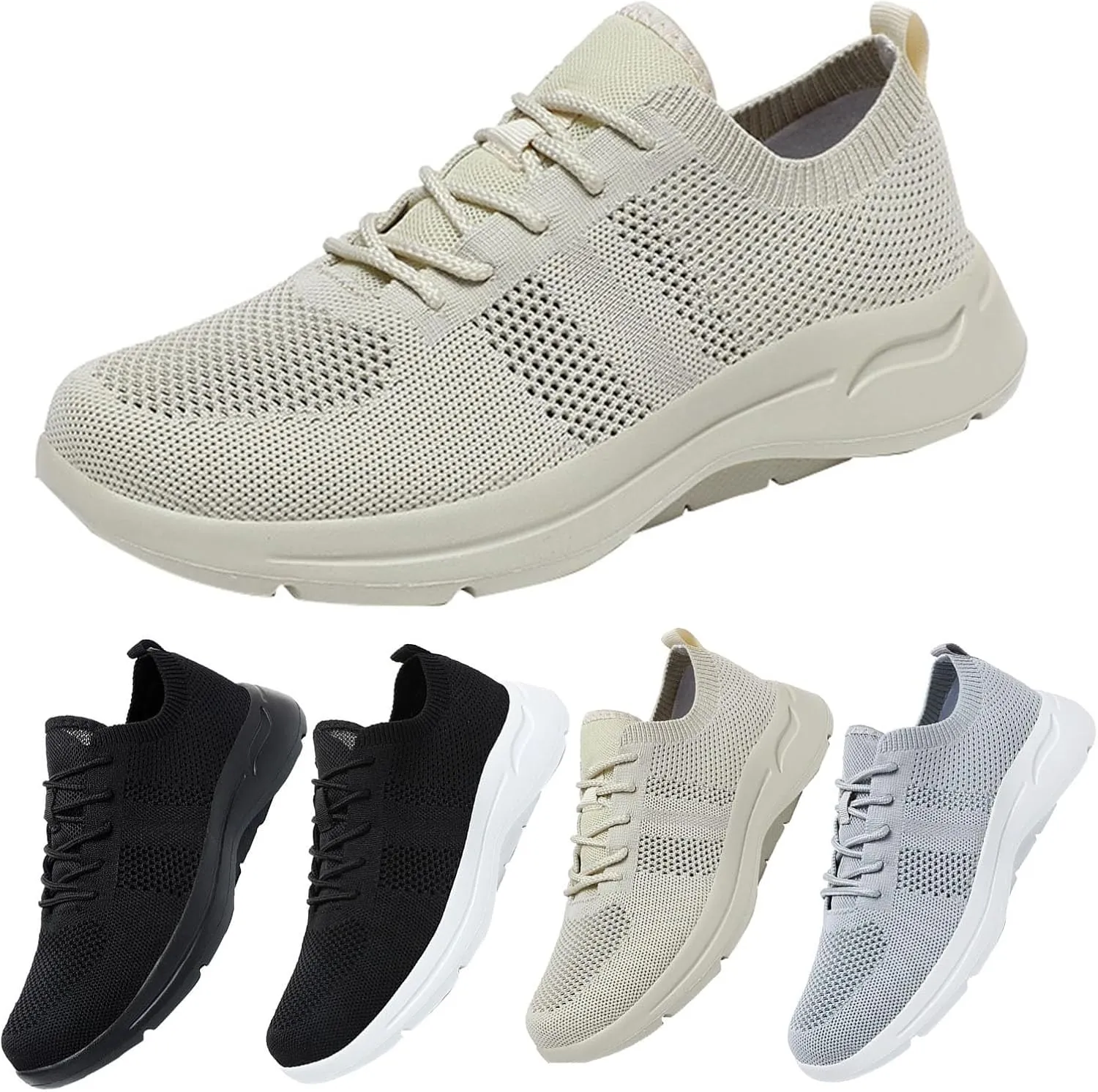 Men's Casual Dress Sneakers Oxfords Business Mesh Womens Tennis Shoes Walking Casual Shoes Shoes Sneakers Waterproof Tennis Shoe White Loafers