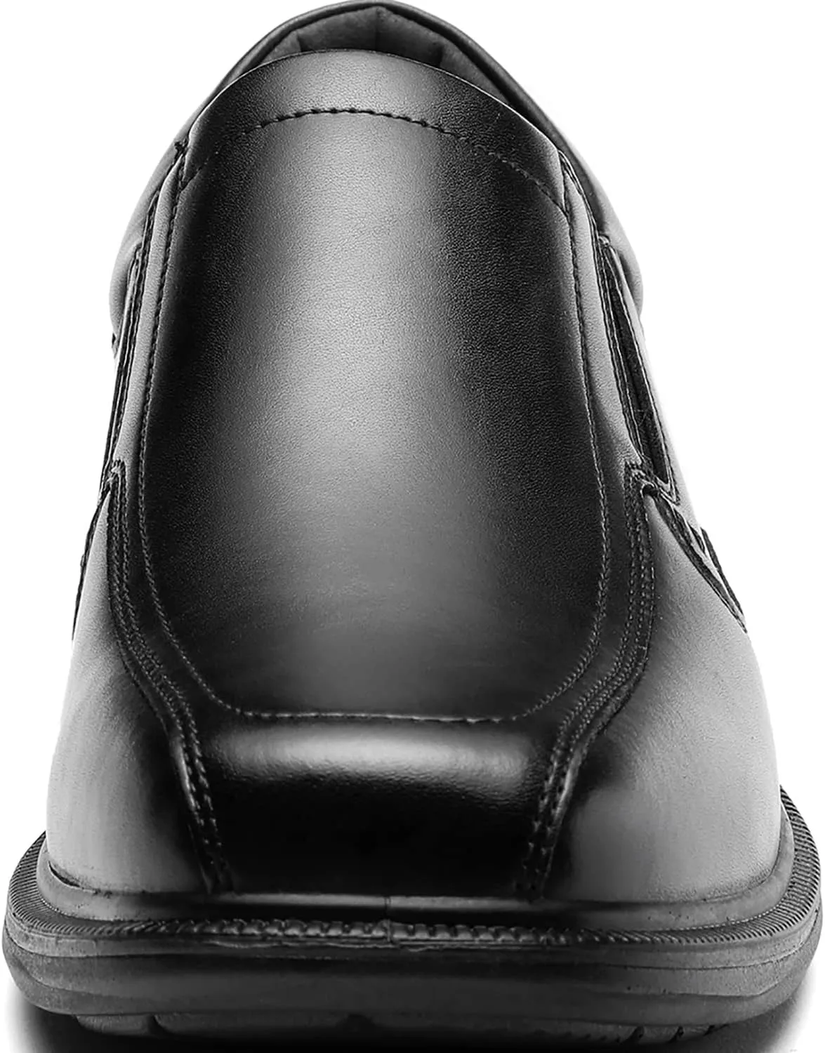 Men's Casual Slip-on Loafers Stretch Shoes Square Toe Wedding Dress Shoes Luxury Bussiness Office Shoes