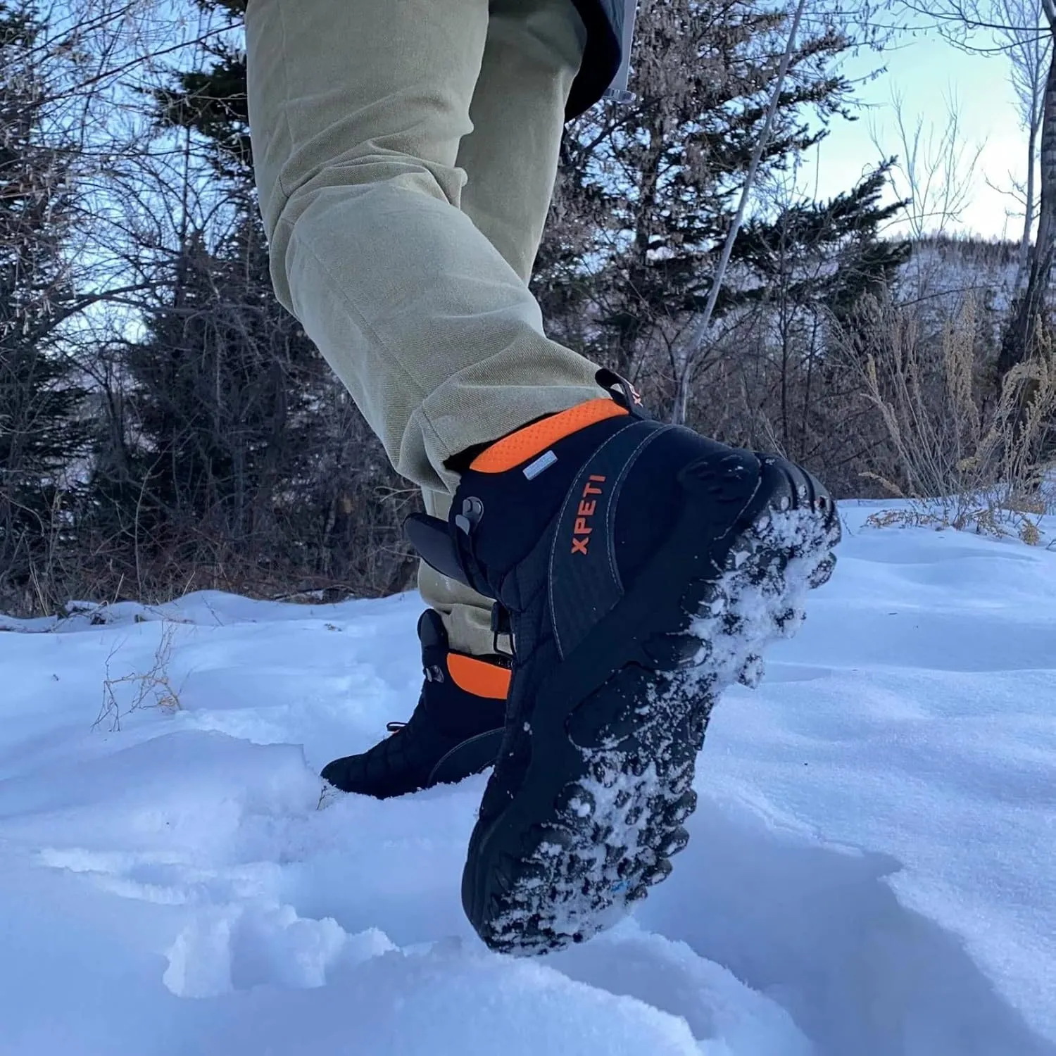 Men's Crest Thermo Mid Snow Winter Boots Waterproof Hiking Boot