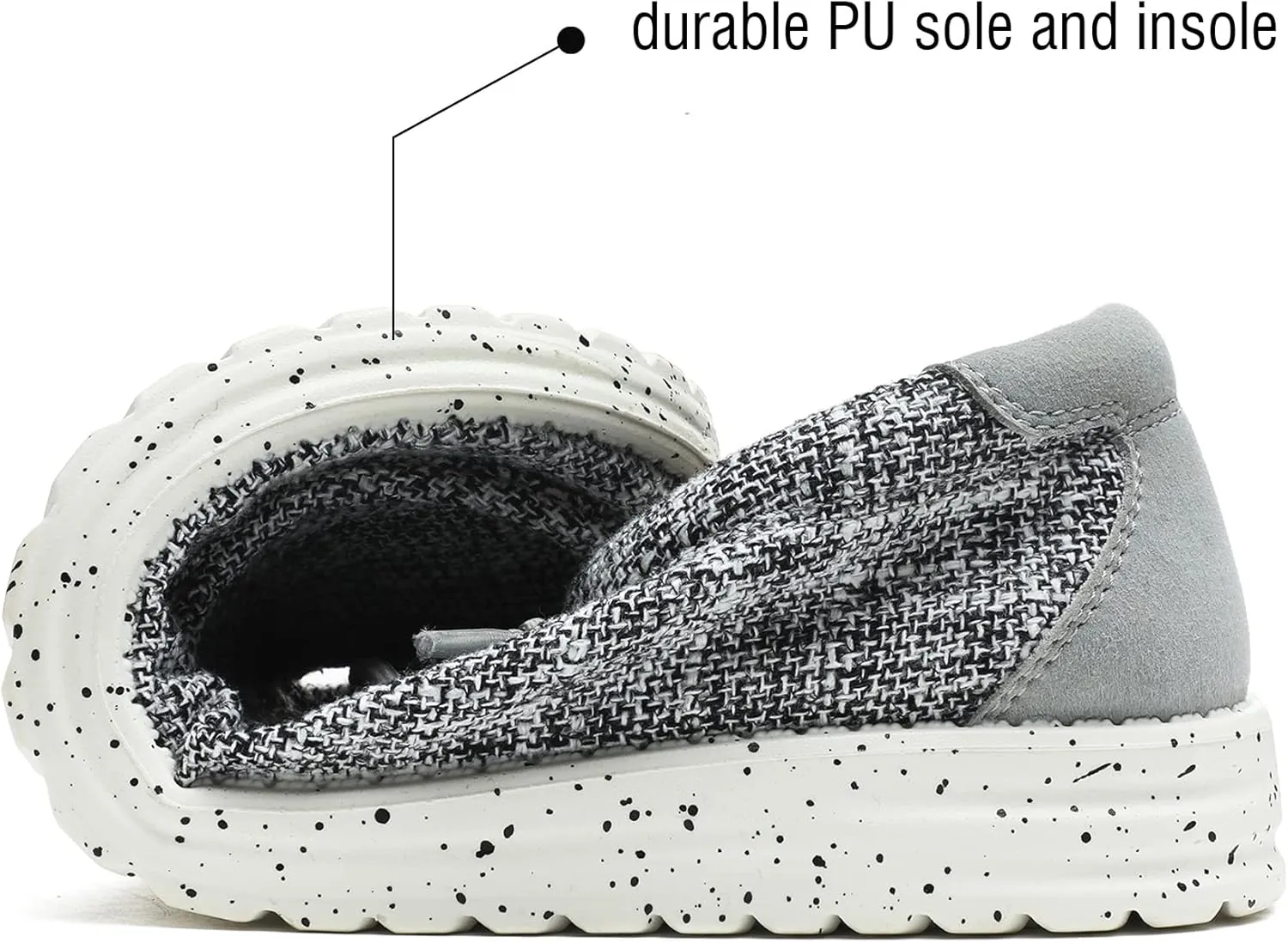 Men's Machine Washable Loafers Lace Up Slip On Casual Comfortable and Breathable Boat Shoes for Work Lightweight Soft Sole Traveling Shoes Gifts for Men Zapatos para Casuales