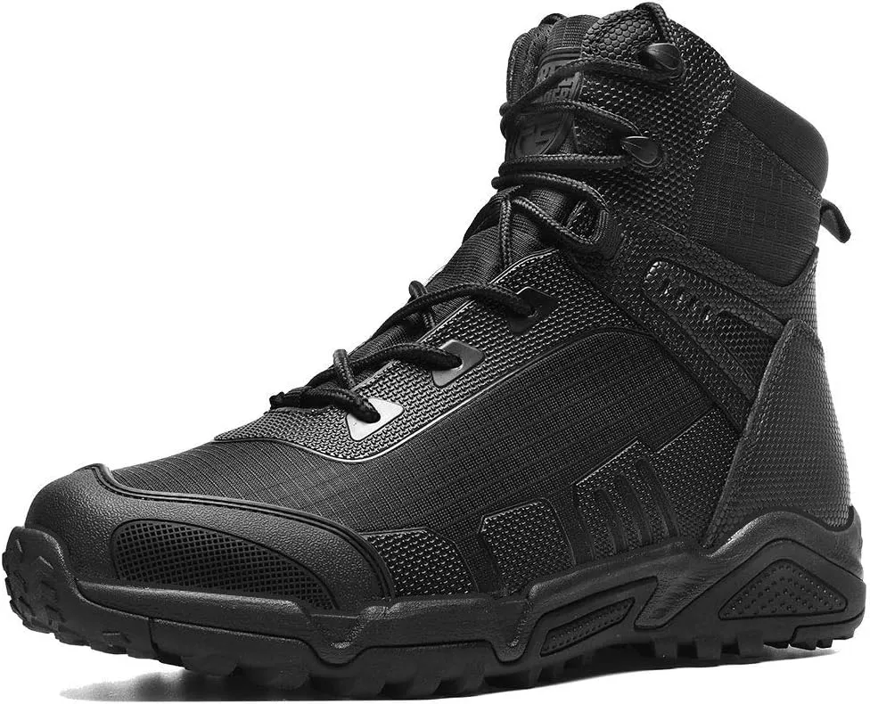 Men's Military Tactical Boots - Lightweight and Durable Work Boots for Outdoor, Combat, Jungle, Hiking, Backpacking
