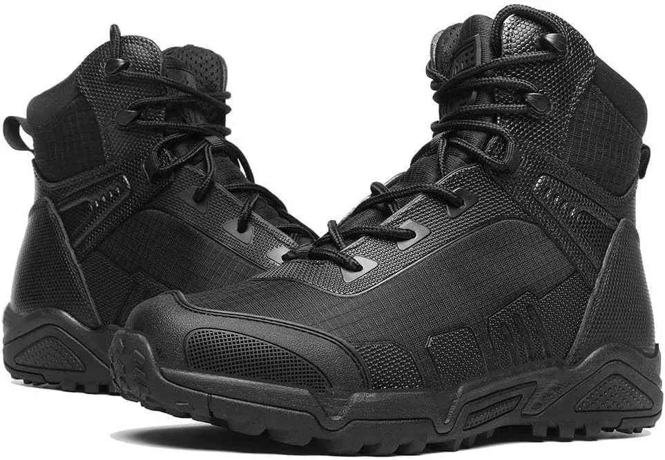 Men's Military Tactical Boots - Lightweight and Durable Work Boots for Outdoor, Combat, Jungle, Hiking, Backpacking