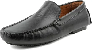 Men's Slip-On Driving Shoes Style Loafers, Classic Fashion Sneakers, Very Lightweight Flat Shoes, Casual Comfortable Leather Upper, Lining, Insole, Gifts for Dads