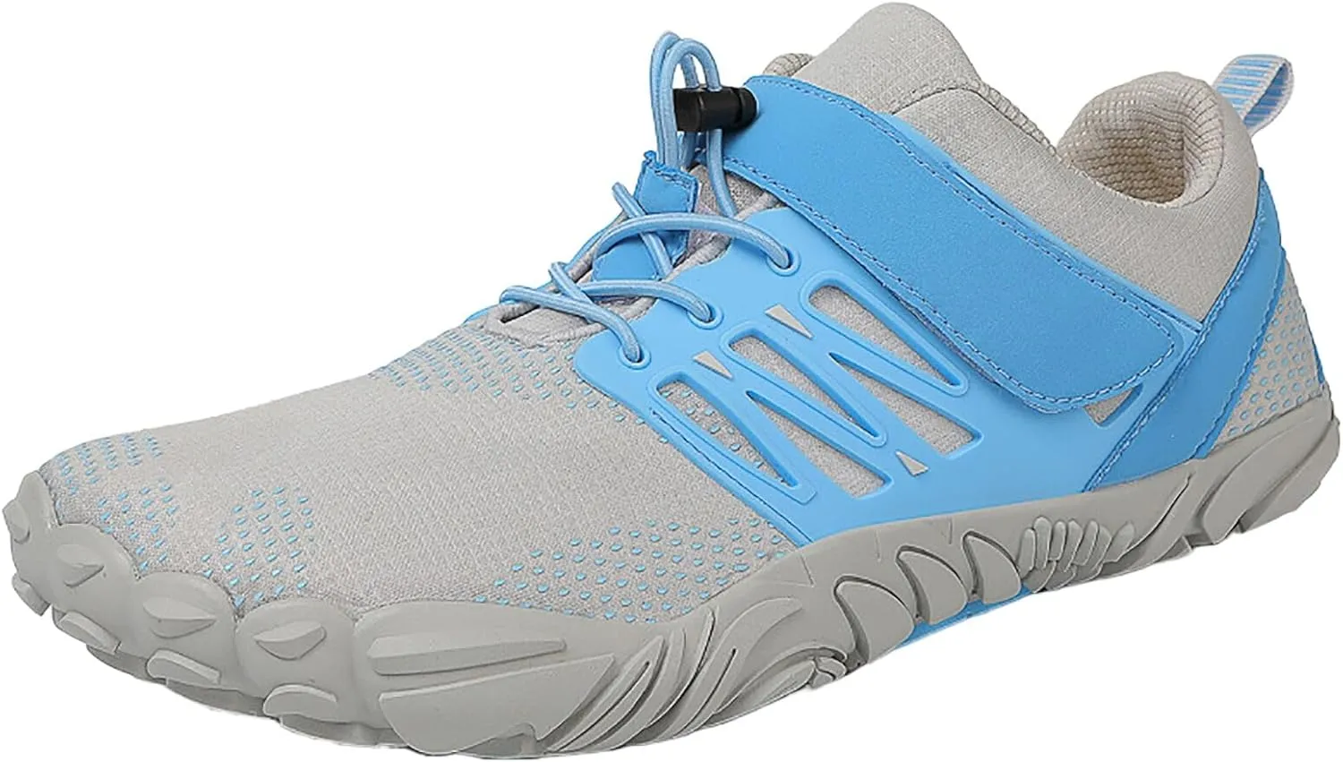 Mens Slip on Lightweight Walking Shoes Non Slip Breathable Quick Drying Water Shoes with Adjustable Lace for Men Summer Beach Walking and Climbing Indoor Workout
