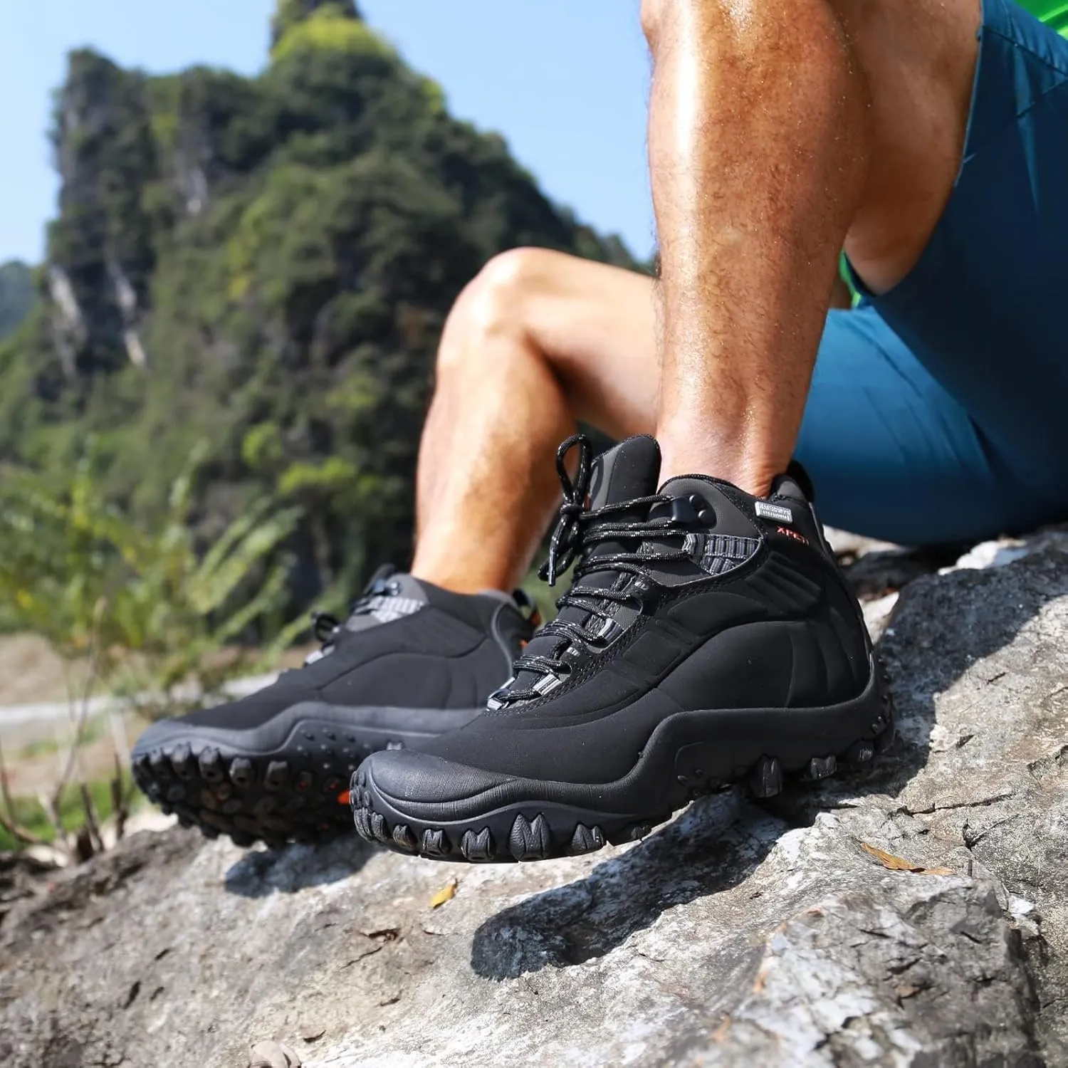 Men's Thermator Mid-Rise Waterproof Hiking Boots Trekking Outdoor Boots
