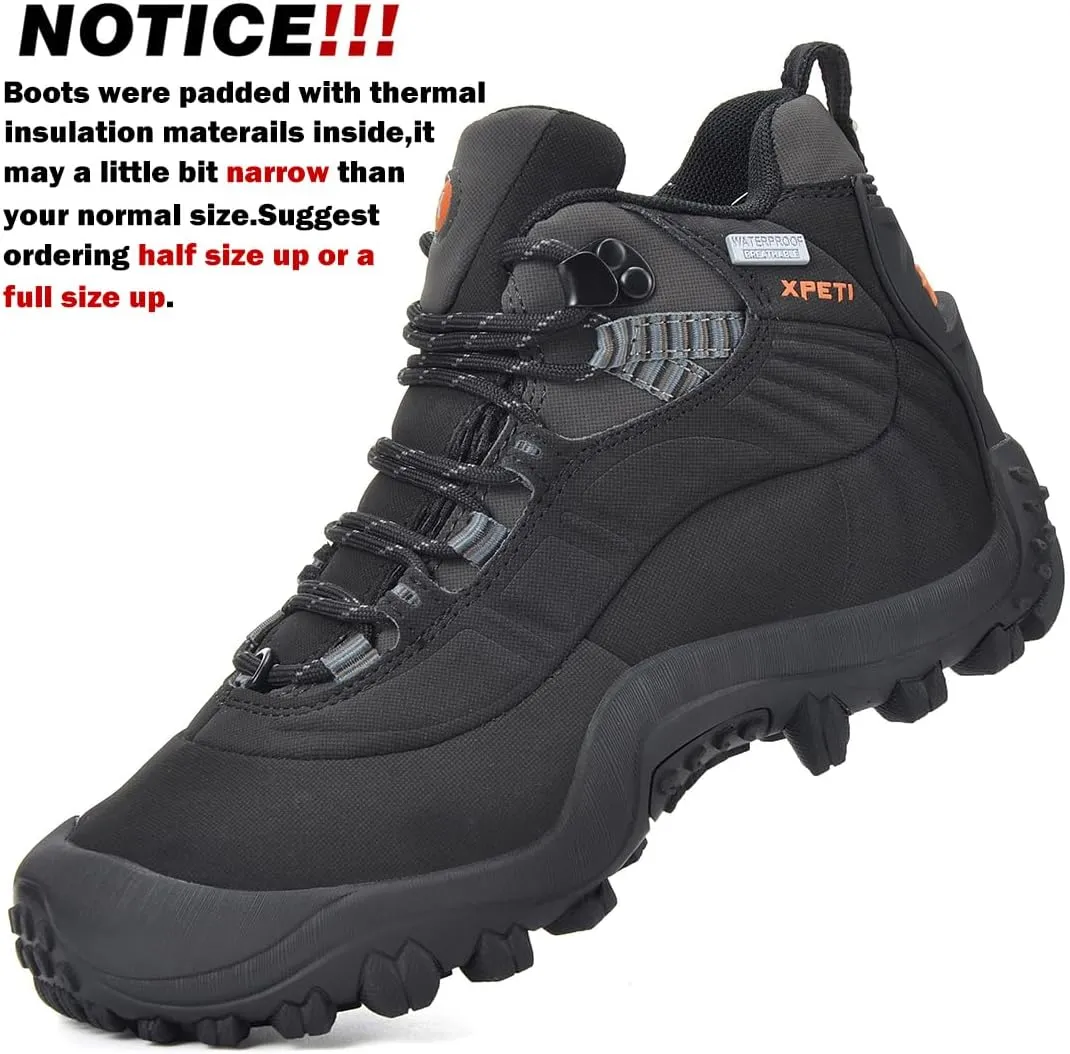 Men's Thermator Mid-Rise Waterproof Hiking Boots Trekking Outdoor Boots