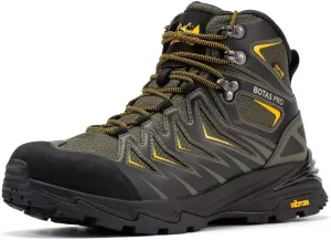 Men's Waterproof Hiking Boots, 6 Inch Slip Resistant Light Weight Outdoor Boots