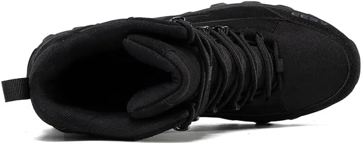 Men's Waterproof Hiking Boots Lightweight Outdoor Trekking Shoes for Men Durable Traction Hiking Footwear for Mountain Camping and Trail （Water repellent）