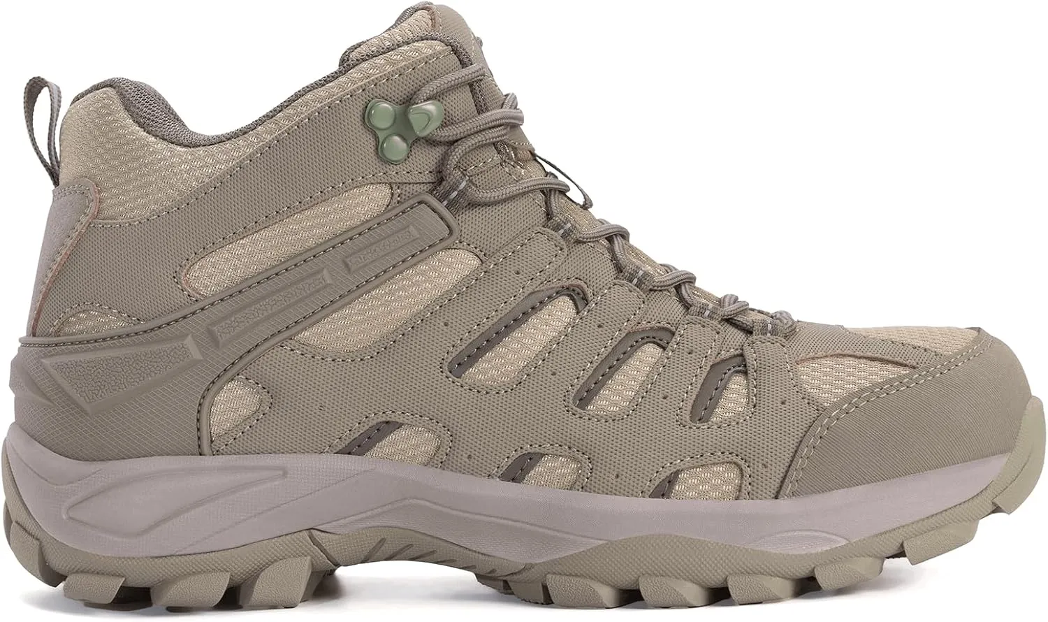 Men's Waterproof Slip Resistant Hiking Boots Outdoor Trail Trekking Camping Casual Walking Hunting Shoes Mountain Travel Mid Ankle Lace up