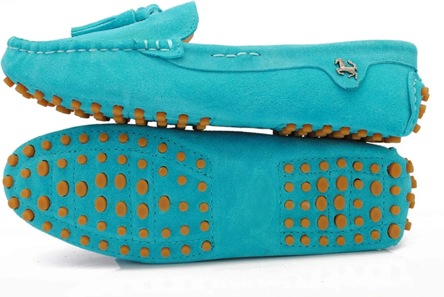 Minishion Summer Loafers for Women Tassel Driving Shoes YB96019