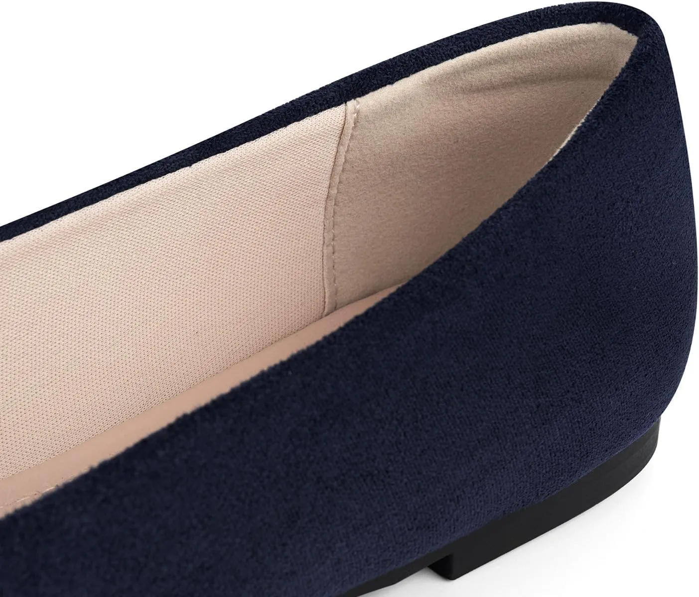 MUSSHOE Loafers for Women Comfortable Pointed Toe Memory Foam Women's Loafers