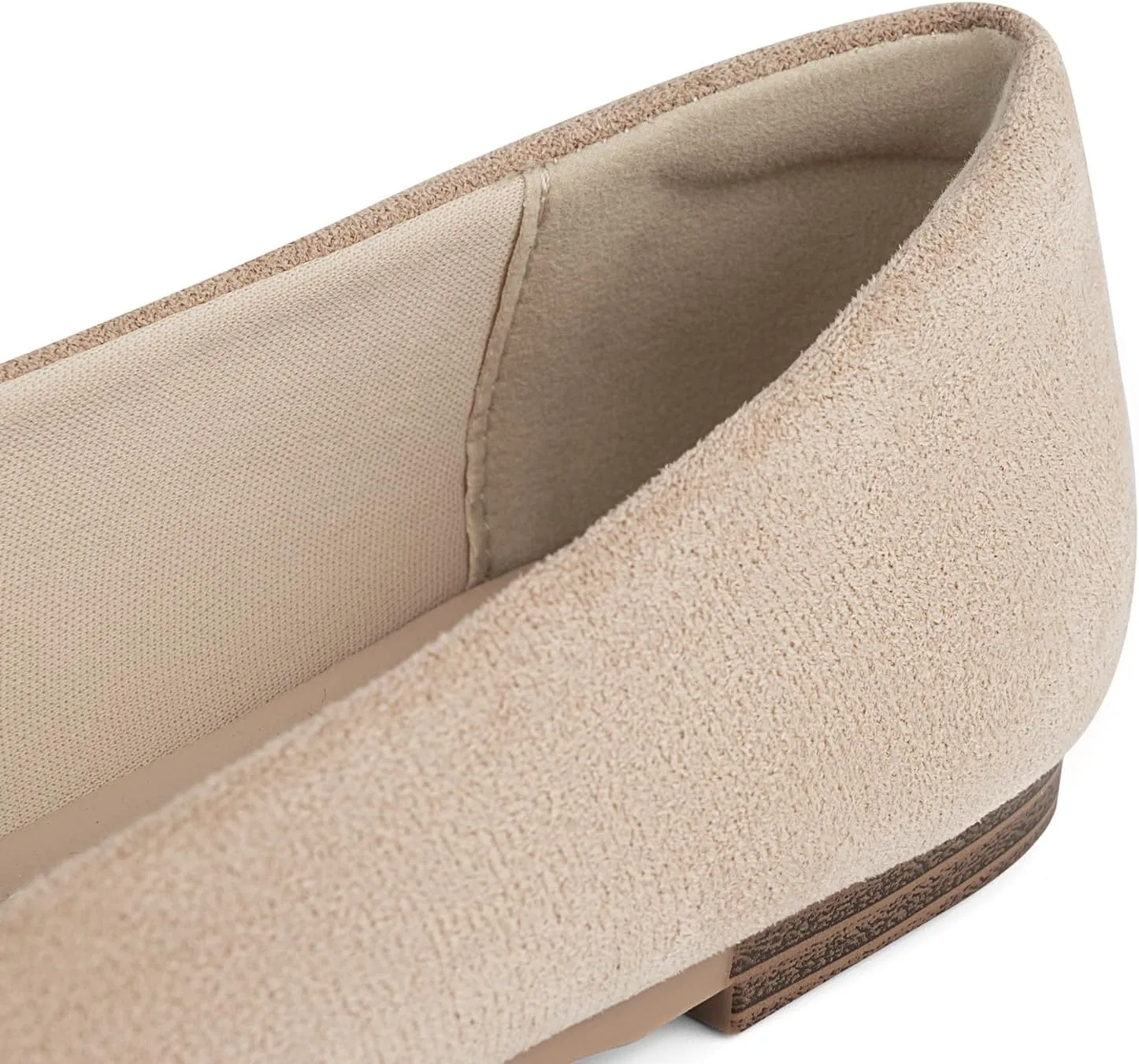 MUSSHOE Loafers for Women Comfortable Pointed Toe Memory Foam Women's Loafers