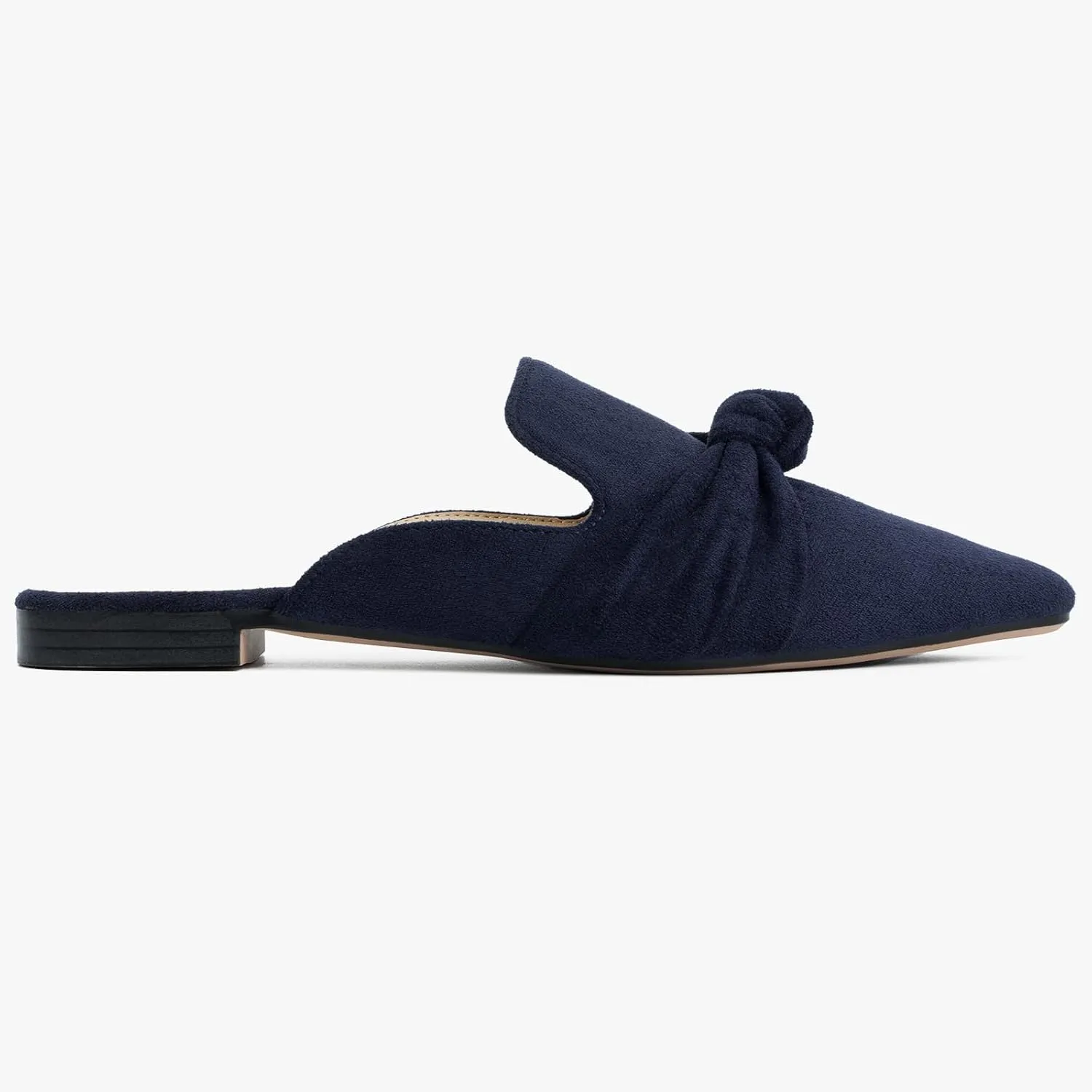 MUSSHOE Mules for Women Flats Comfortable Pointed Toe Slip on Women Mules Flats…