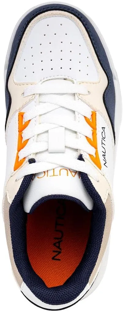 Nautica Boys Low-Top Sneakers, Basketball Tennis Shoes for Kids, Outdoor School Running Shoes - Sizes for Big Kid/Little Kid