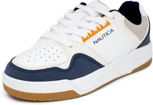 Nautica Boys Low-Top Sneakers, Basketball Tennis Shoes for Kids, Outdoor School Running Shoes - Sizes for Big Kid/Little Kid