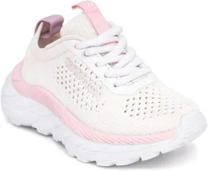 Nautica Girls Toddler Knit Slip-On Sneakers with Max Comfort Sole, Bungee Closure, Tennis Running Shoes for School and Play (Toddler/Little Kid)