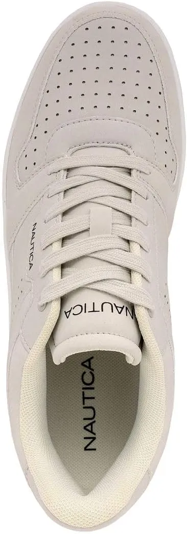 Nautica Men's Classic Lace-Up Low-Top Sneakers – Stylish and Comfortable Casual Tennis Shoes - Jaxon