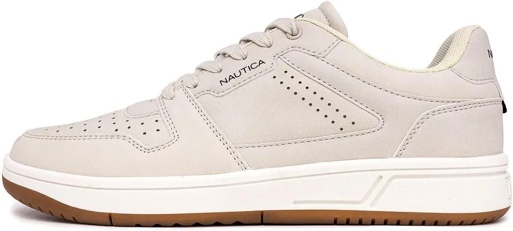 Nautica Men's Classic Lace-Up Low-Top Sneakers – Stylish and Comfortable Casual Tennis Shoes - Jaxon