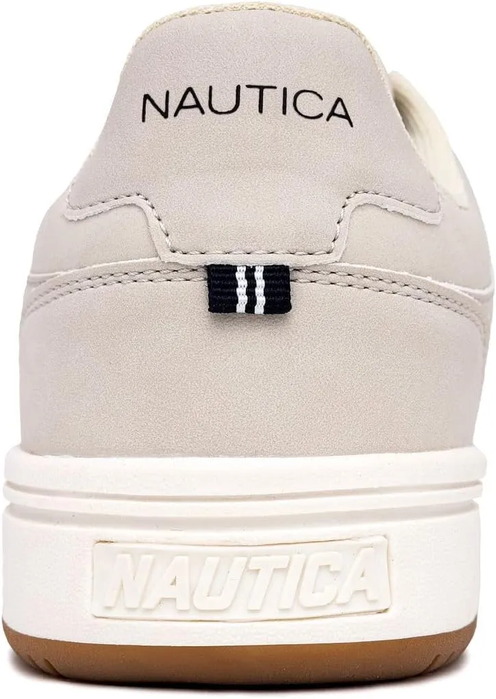 Nautica Men's Classic Lace-Up Low-Top Sneakers – Stylish and Comfortable Casual Tennis Shoes - Jaxon