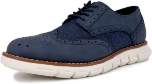 Nautica Men's Knit Dress Oxford Dress Sneakers: Breathable, Stylish, Lightweight & Comfortable - Ideal for Business or Walking
