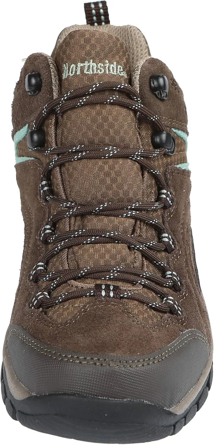 Northside Womens Pioneer Mid Leather Waterproof Hiking Shoe