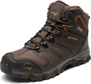 NORTIV 8 Men's Ankle High Waterproof Hiking Boots Outdoor Lightweight Shoes Trekking Trails Armadillo
