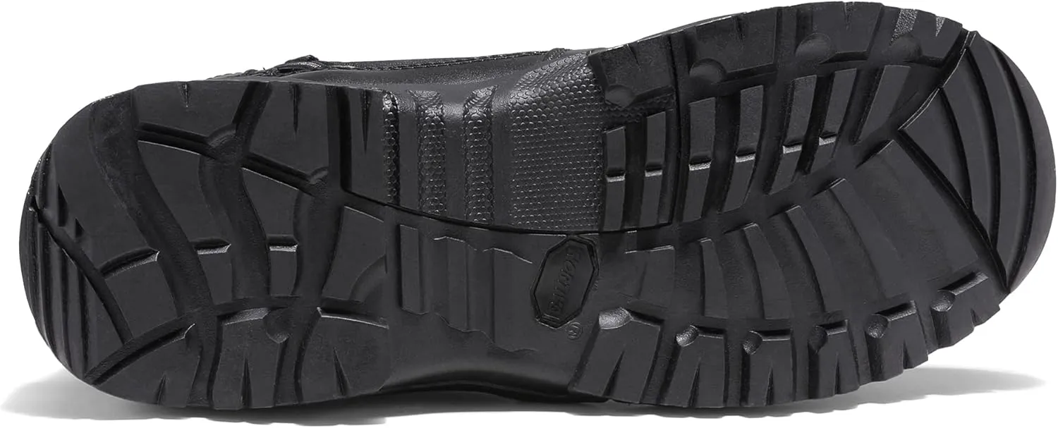 NORTIV 8 Men's Military Tactical Work Boots Side Zipper Leather Motorcycle Combat Boots Trooper(6-8 Inches)