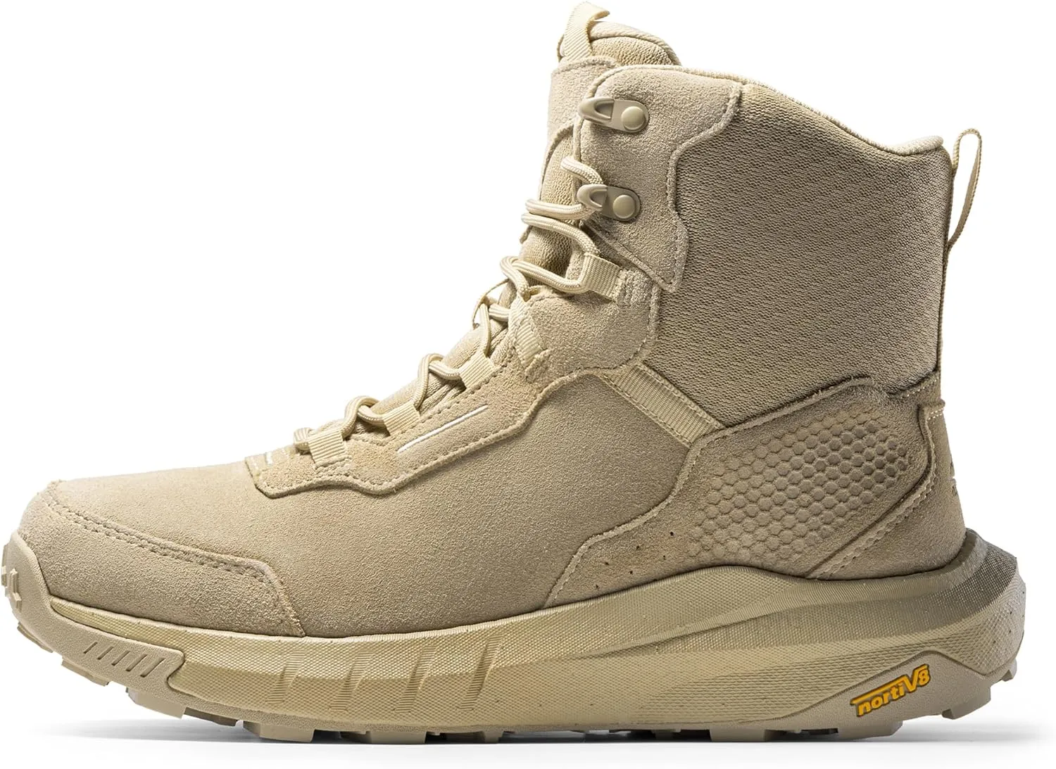 NORTIV 8 Men's Waterproof Tactical Work Boots Cushion Sole Lightweight Leather Combat Boots with Arch Support Non-Slip Military Motorcycle Hiking Boots HydroRange
