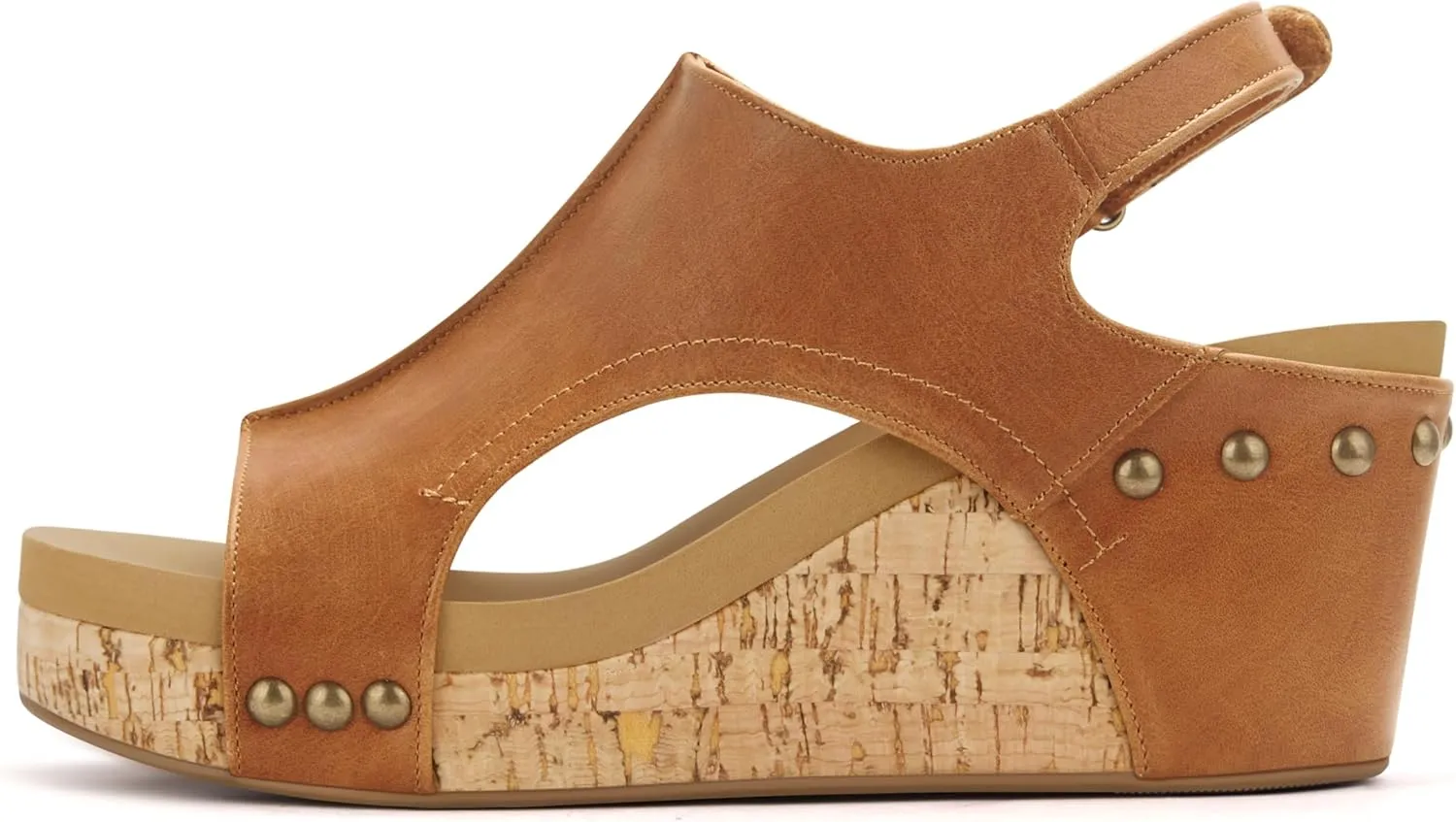 PARTY Women's Wedge Sandals With Buckle Ankle Strap for Dressy Summer
