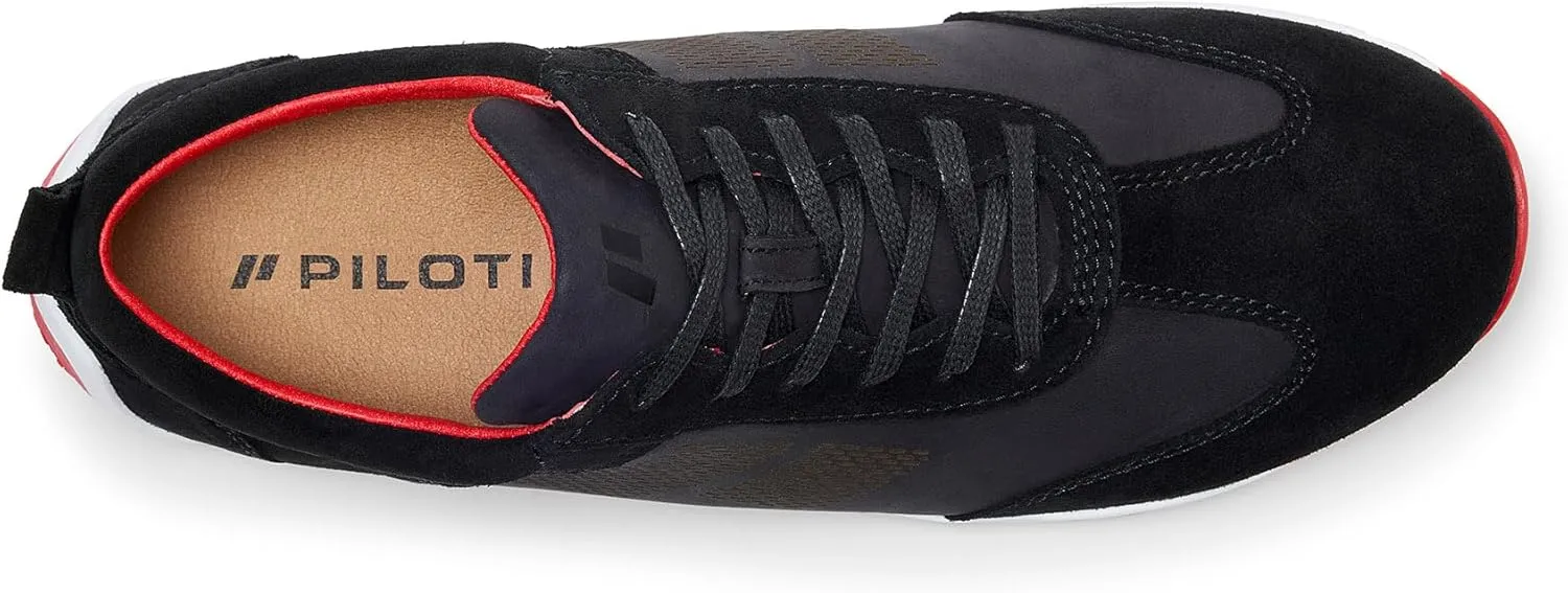 Piloti Icona Driving Shoes for Men, Italian Suede Performance Everyday Driving Sneakers for Men