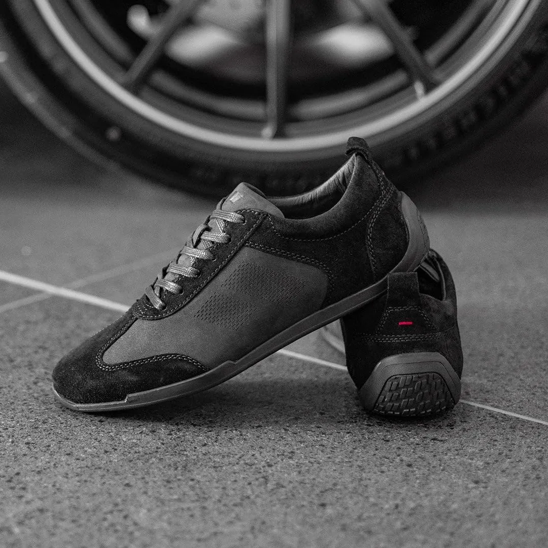 Piloti Icona Driving Shoes for Men, Italian Suede Performance Everyday Driving Sneakers for Men
