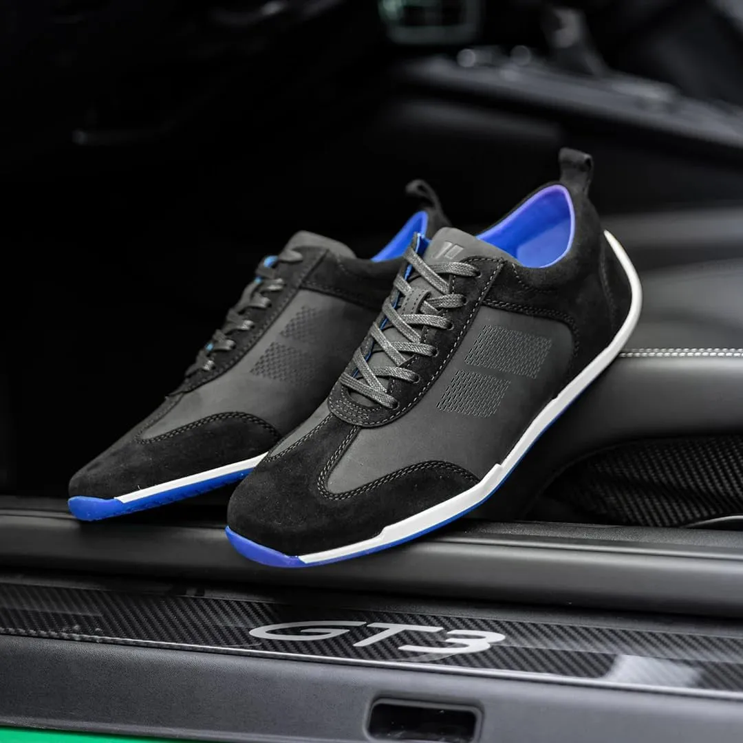 Piloti Icona Driving Shoes for Men, Italian Suede Performance Everyday Driving Sneakers for Men