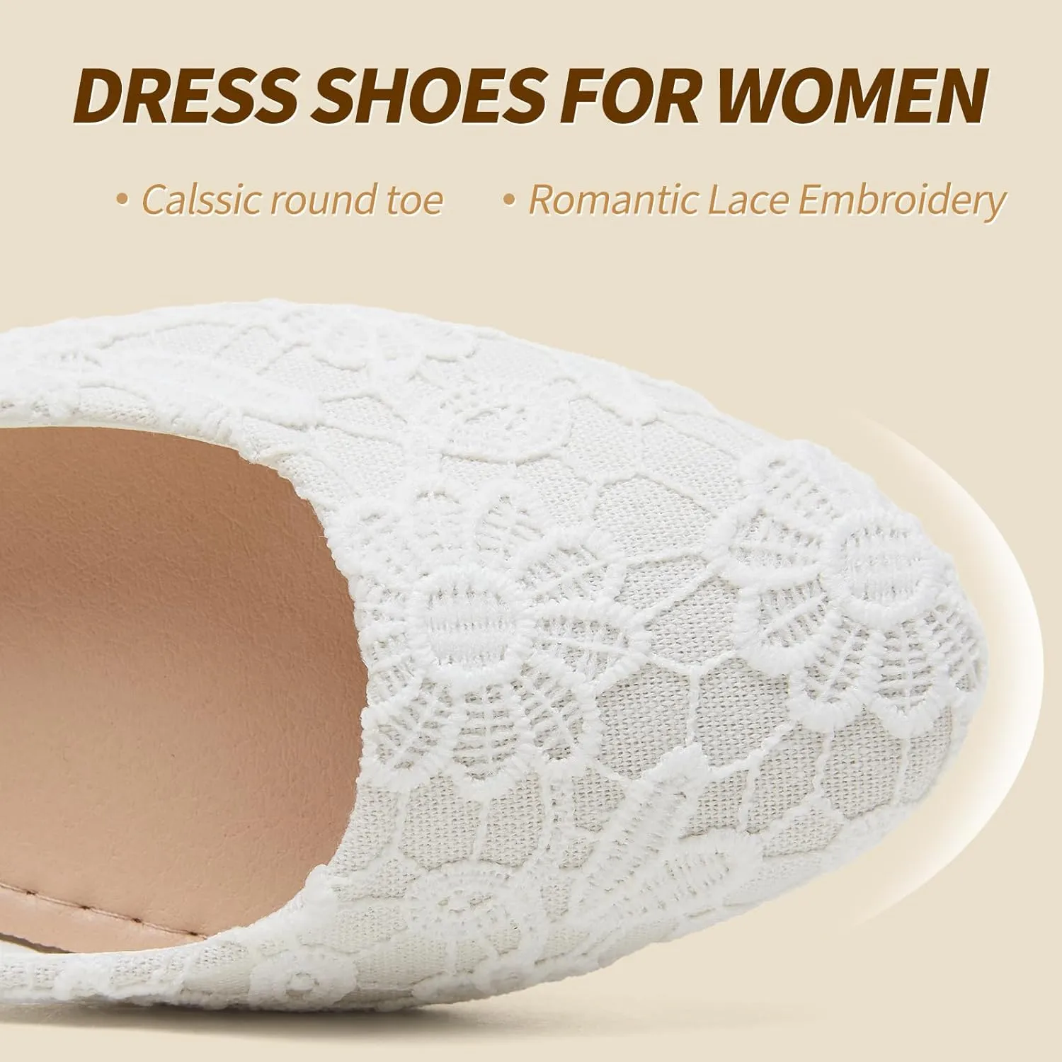 POVOGER Loafers for Women Slip on Shoes Flats Shoes Round Toe Flats for Women Comfortable Womens Dressy Ballet Flats