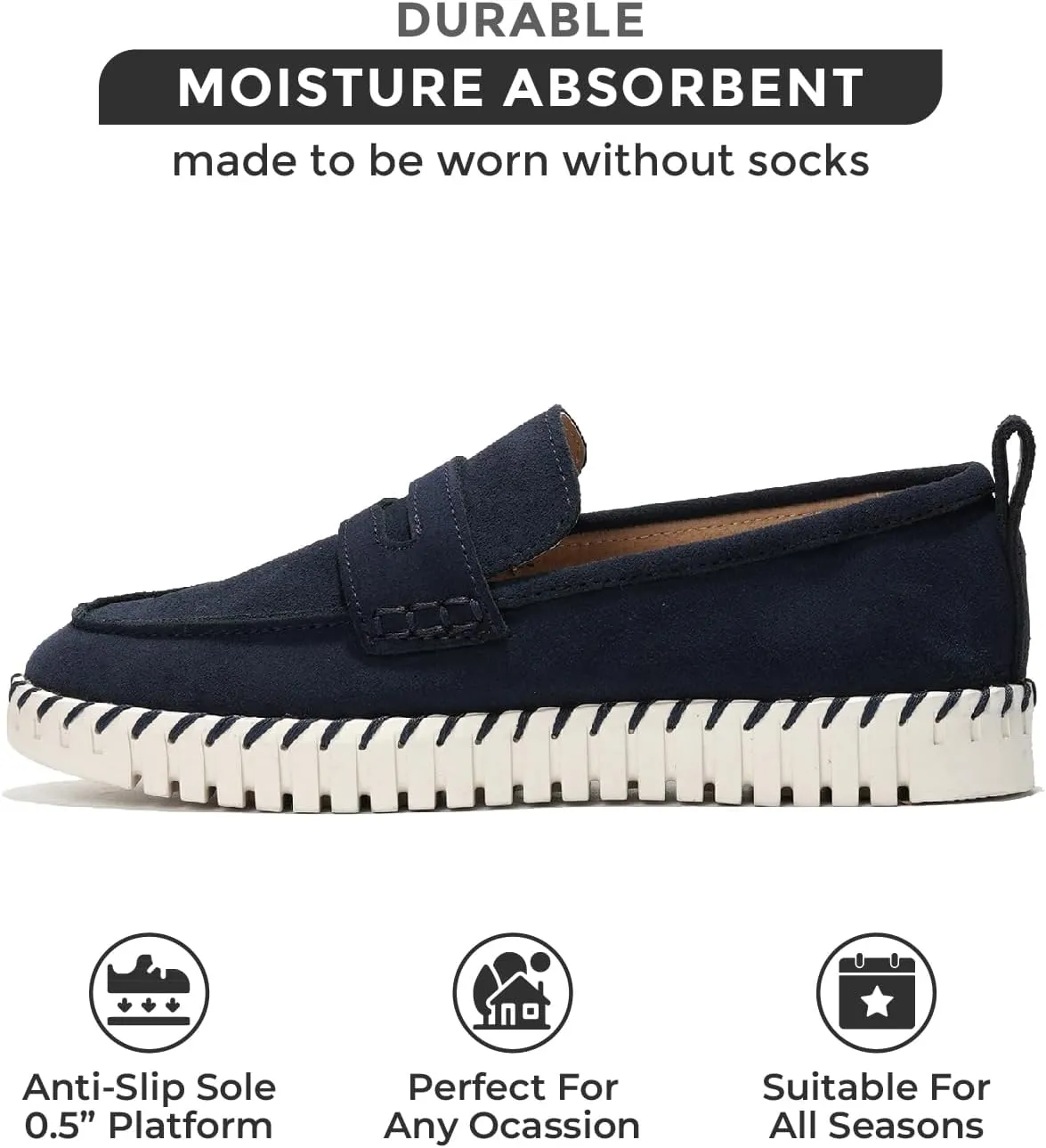 Project Cloud Fashion Shoes for Women - Comfortable Womens Shoes with Memory Foam - Non Slip Spring Womens Footwear Flexible Sole - Fashion Sneakers for Women 2025