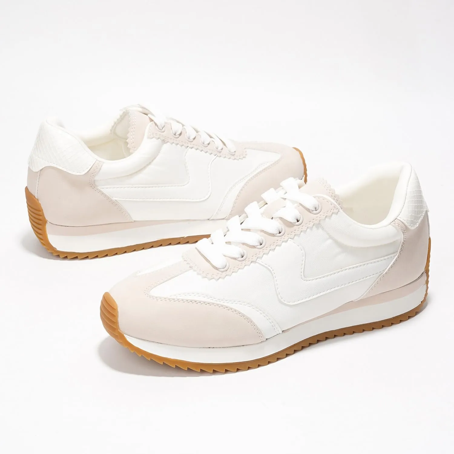 Project Cloud Fashion Sneakers for Women - Lace up Memory Foam Insole and Non-Slip Womens Shoes Dressy Casual Spring Shoes (Madison)