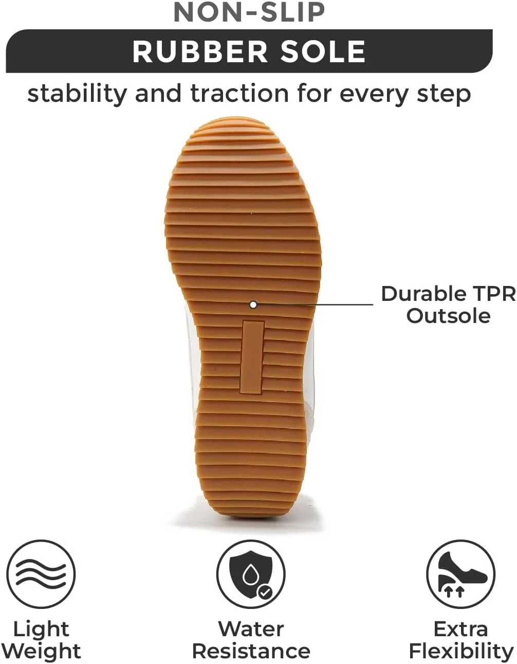 Project Cloud Fashion Sneakers for Women - Lace up Memory Foam Insole and Non-Slip Womens Shoes Dressy Casual Spring Shoes (Madison)