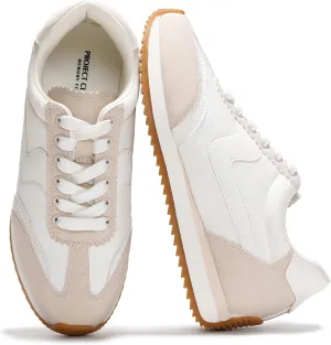 Project Cloud Fashion Sneakers for Women - Lace up Memory Foam Insole and Non-Slip Womens Shoes Dressy Casual Spring Shoes (Madison)