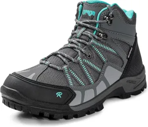 R CORD Womens Hiking Boots Waterproof Hiking Boots Womens Non-Slip Lightweight Outdoor Hiking Shoes Trekking Camping Trail Outdoor