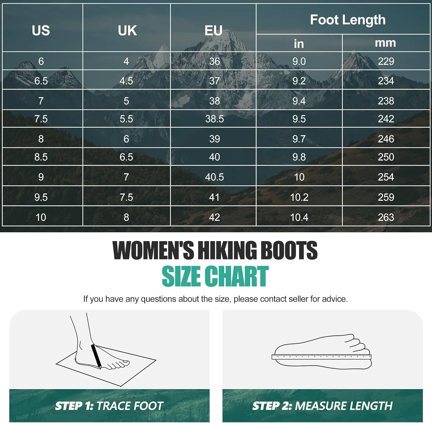 R CORD Womens Hiking Boots Waterproof Womens Hiking Shoes Comfortable Non-Slip Breathable Hiking Boots Womens Outdoor Trekking Camping Boots Hiking Shoes