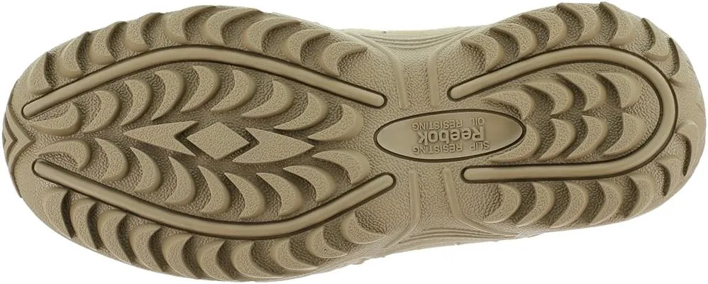 Reebok Work Men's Rapid Response RB Safety Toe 6" Stealth Boot with Side Zipper Military & Tactical