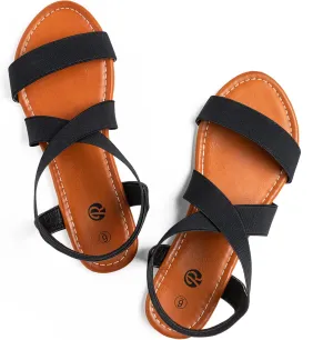 Rekayla Flat Elastic Sandals for Women