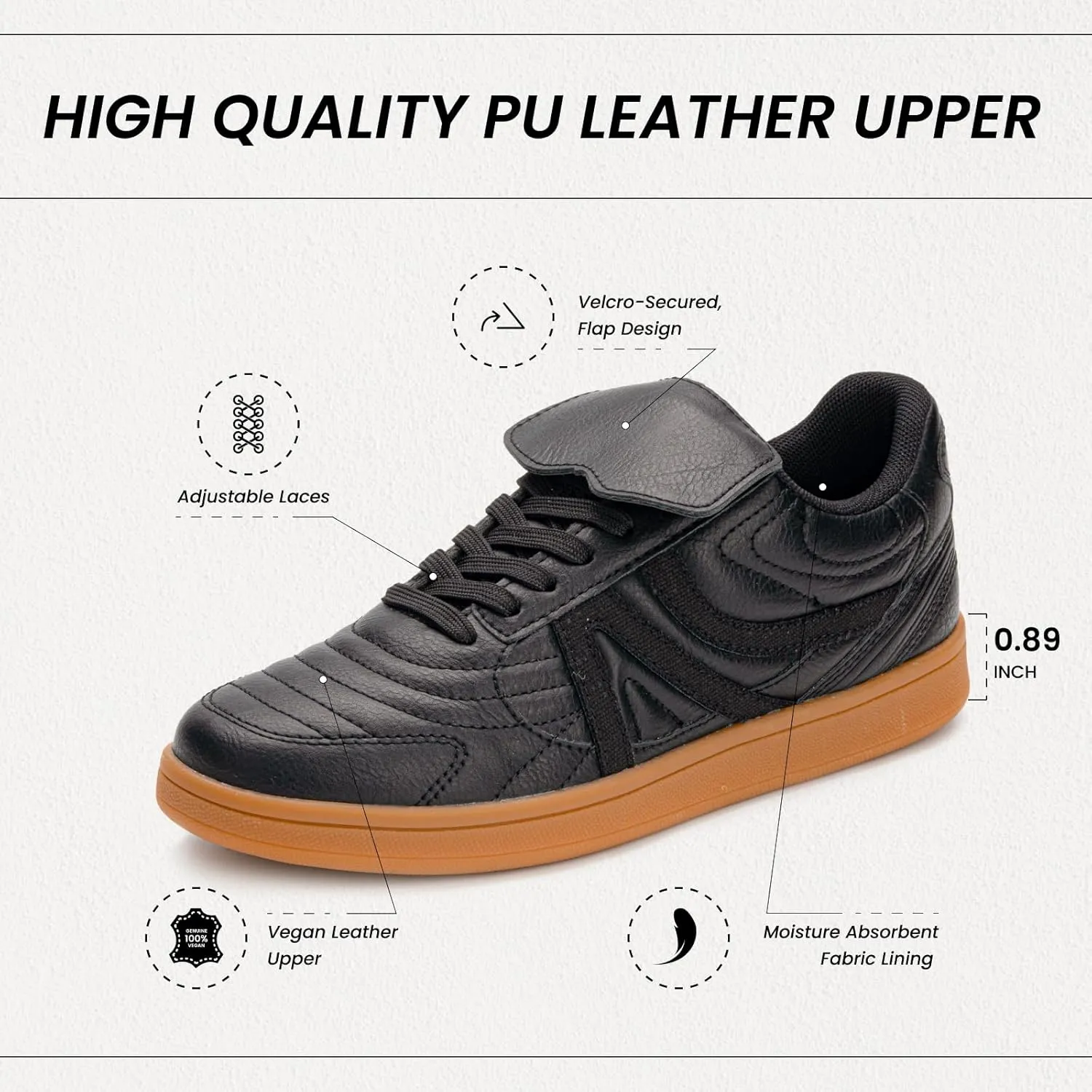 Rosella Carlie Sneakers for Women - Comfortable Casual Walking Tennis Shoes Non-Slip Shoes for Women - Lace-Up Fashion Sneakers Trendy Women's Footwear