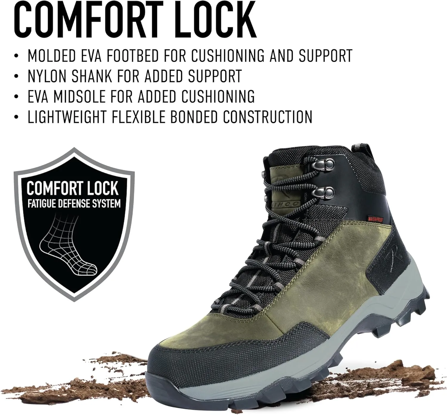 Rothco Scout All Terrain Hybrid Tactical Boots – 6 Inch – Waterproof Lightweight Everyday Hiking Footwear