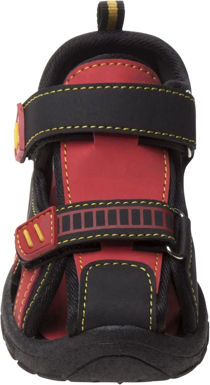 Rugged Bear Kids Boys closed-toe Outdoor Sport Water Sandals - beach pool slide adjustable strap shoes athletic summer (Toddler)