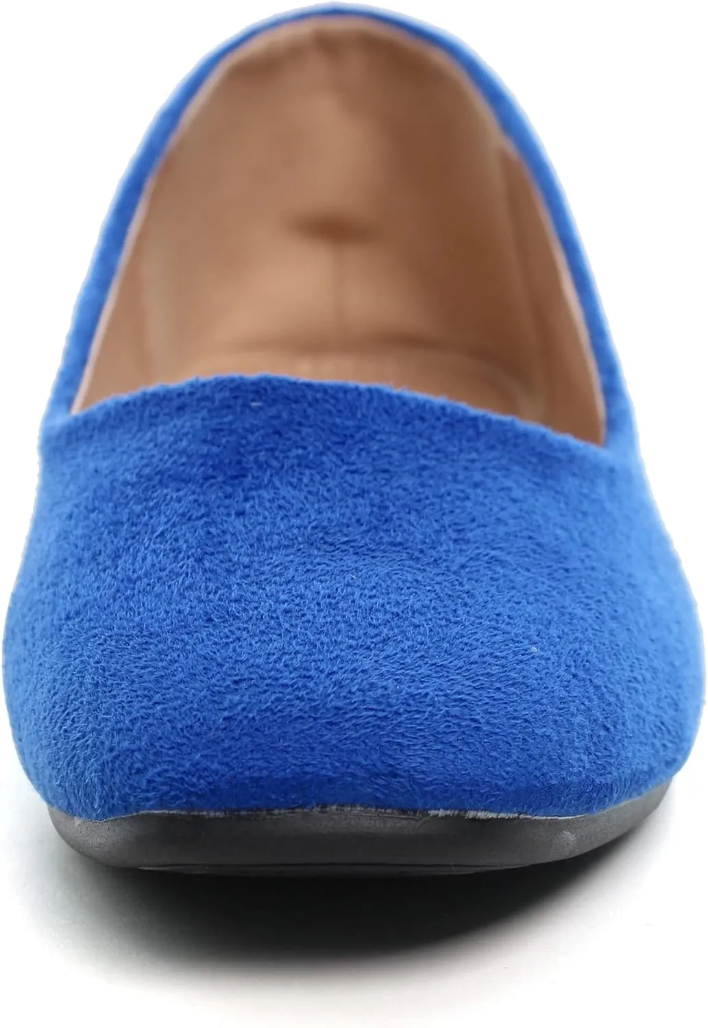 SAILING LU Women's Solid Color Round Toe Ballet Shoes Comfort Flats Shoes Dressy Slip On Walking Loafers
